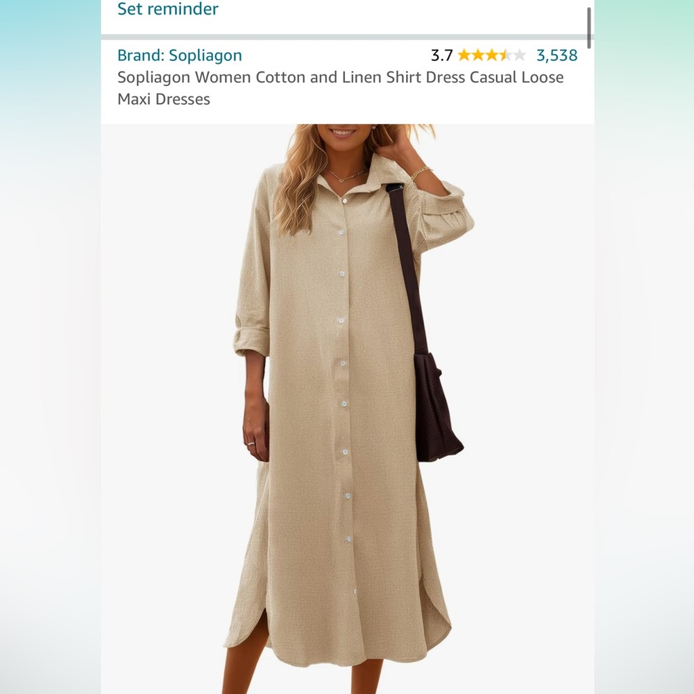 Long sleeved NWT button up maxi blush dress